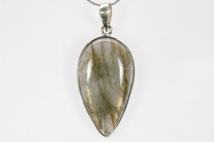 Brilliant, Labradorite Pendant (Necklace) - Sterling Silver #238613